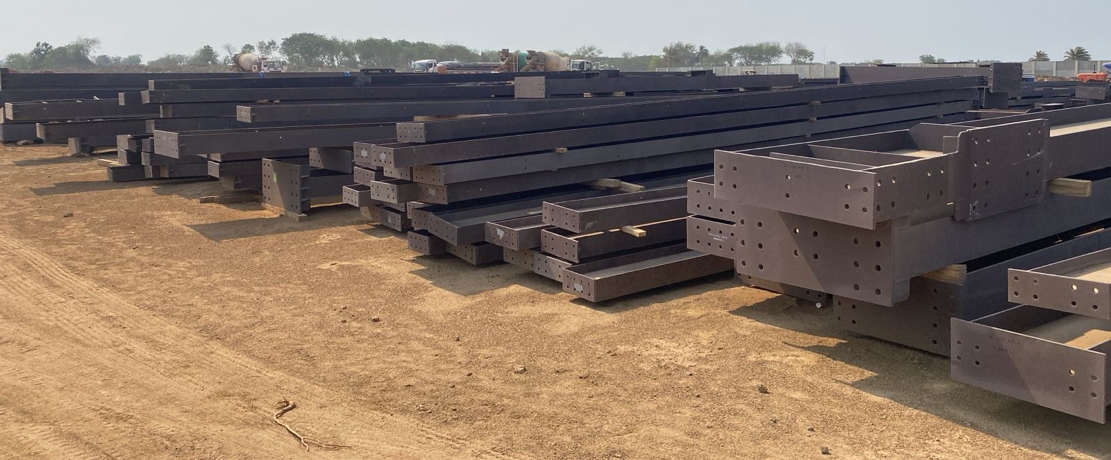 Laydown area at the Narkhi yard